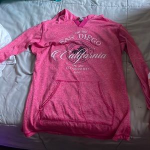 San Diego long sleeve shirt with hoodie.